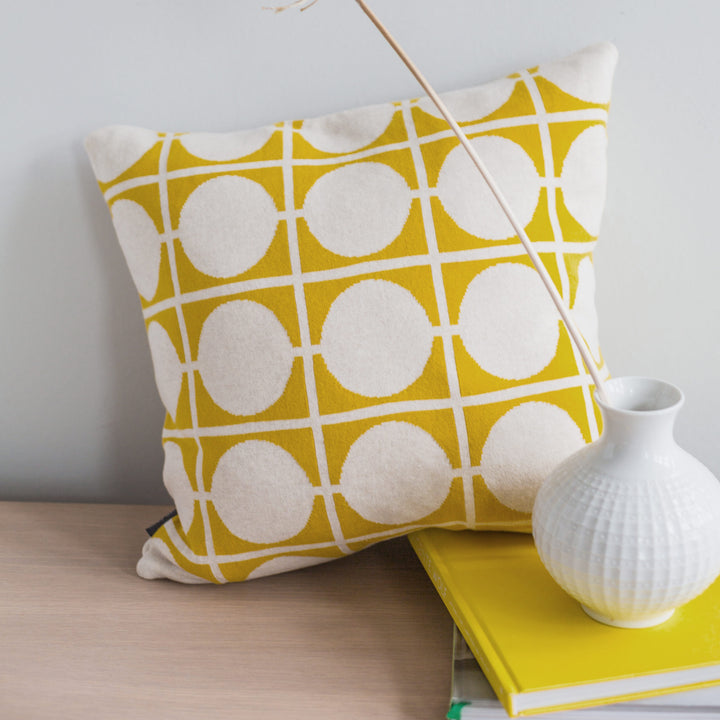 Don pillow yellow 2 square